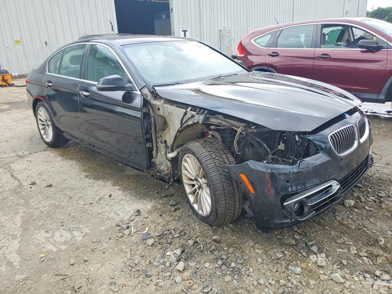2015 Bmw 535 Xi Черный vin: WBA5B3C53FD544211
