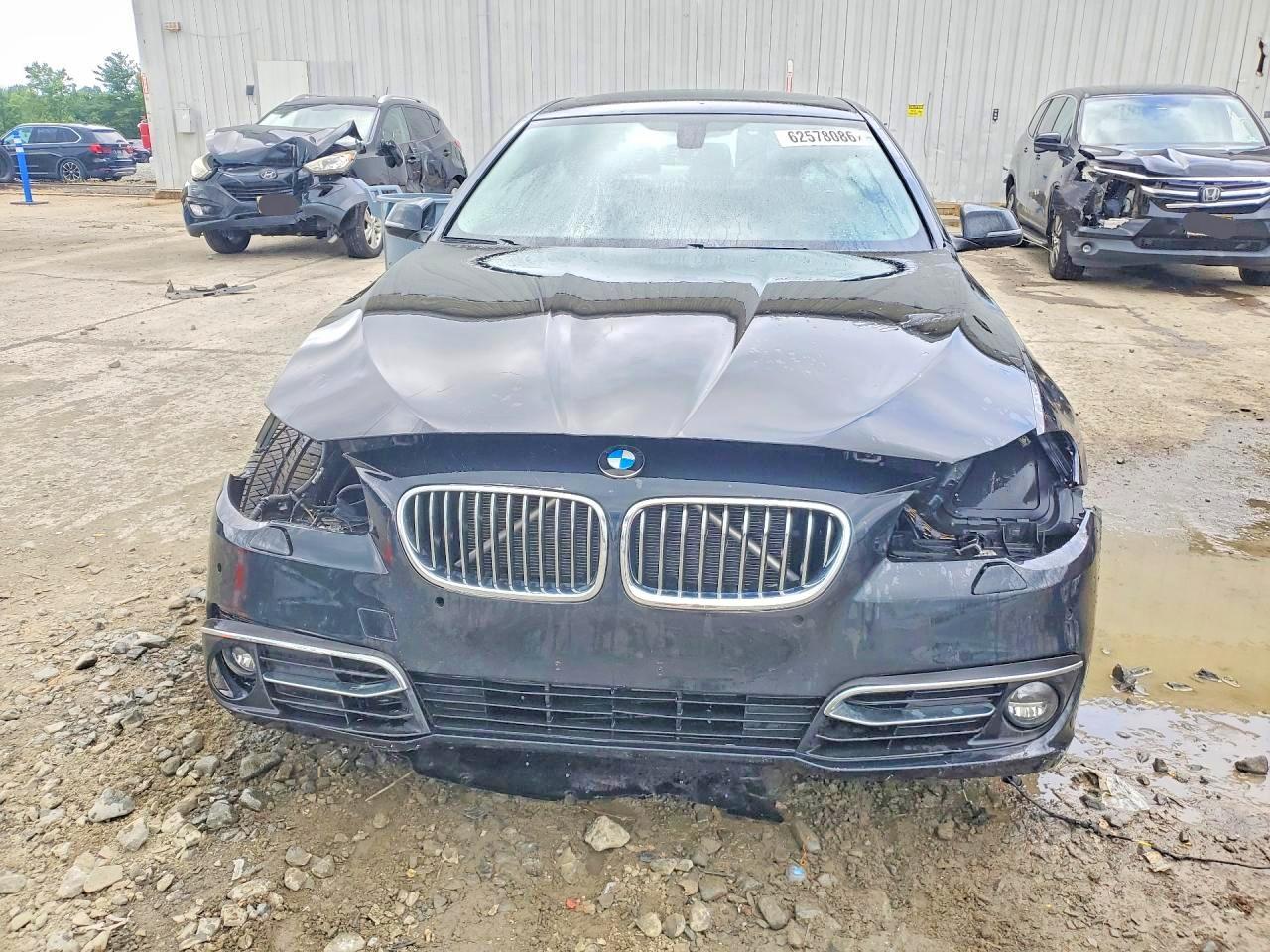 2015 Bmw 535 Xi Черный vin: WBA5B3C53FD544211