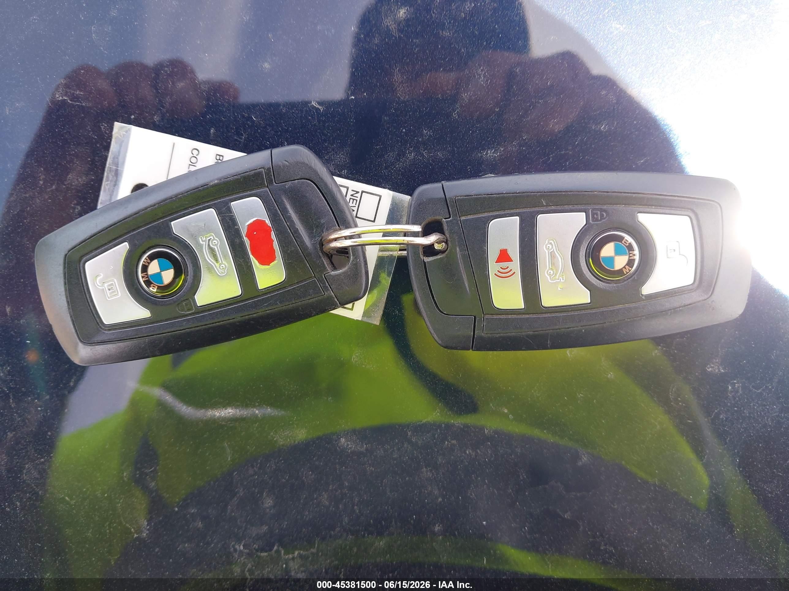 2015 Bmw 535i Xdrive Blue vin: WBA5B3C53FD544483