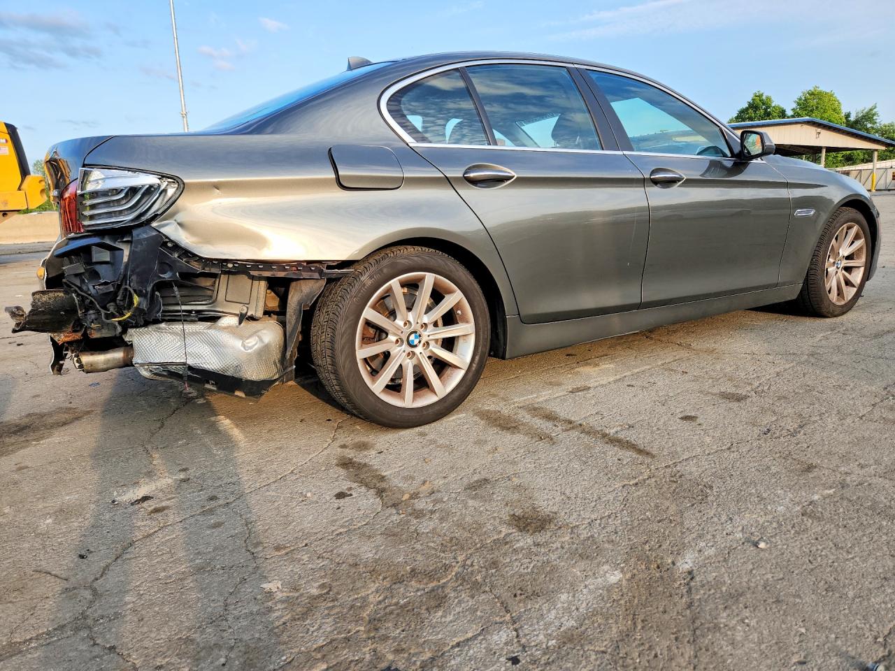 2014 Bmw 535 Xi Gray vin: WBA5B3C54ED535483