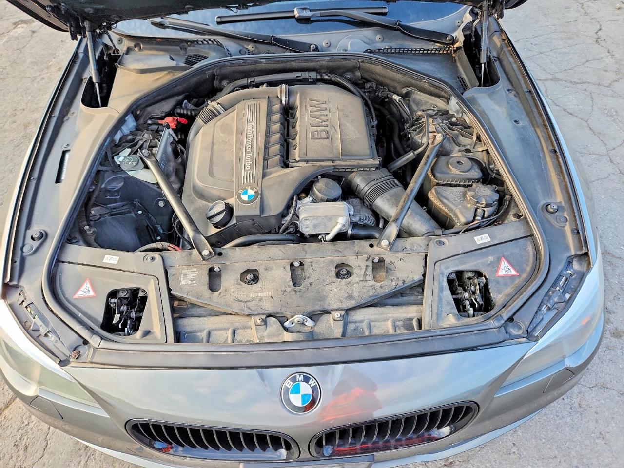 2014 Bmw 535 Xi Gray vin: WBA5B3C54ED535483
