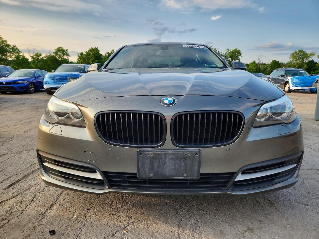 2014 Bmw 535 Xi Gray vin: WBA5B3C54ED535483