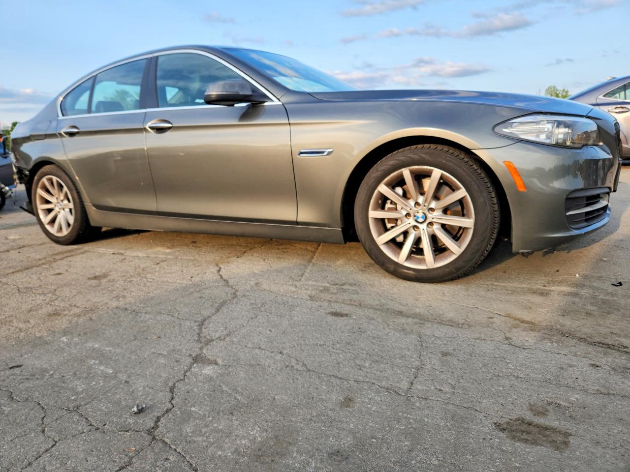 2014 Bmw 535 Xi Gray vin: WBA5B3C54ED535483