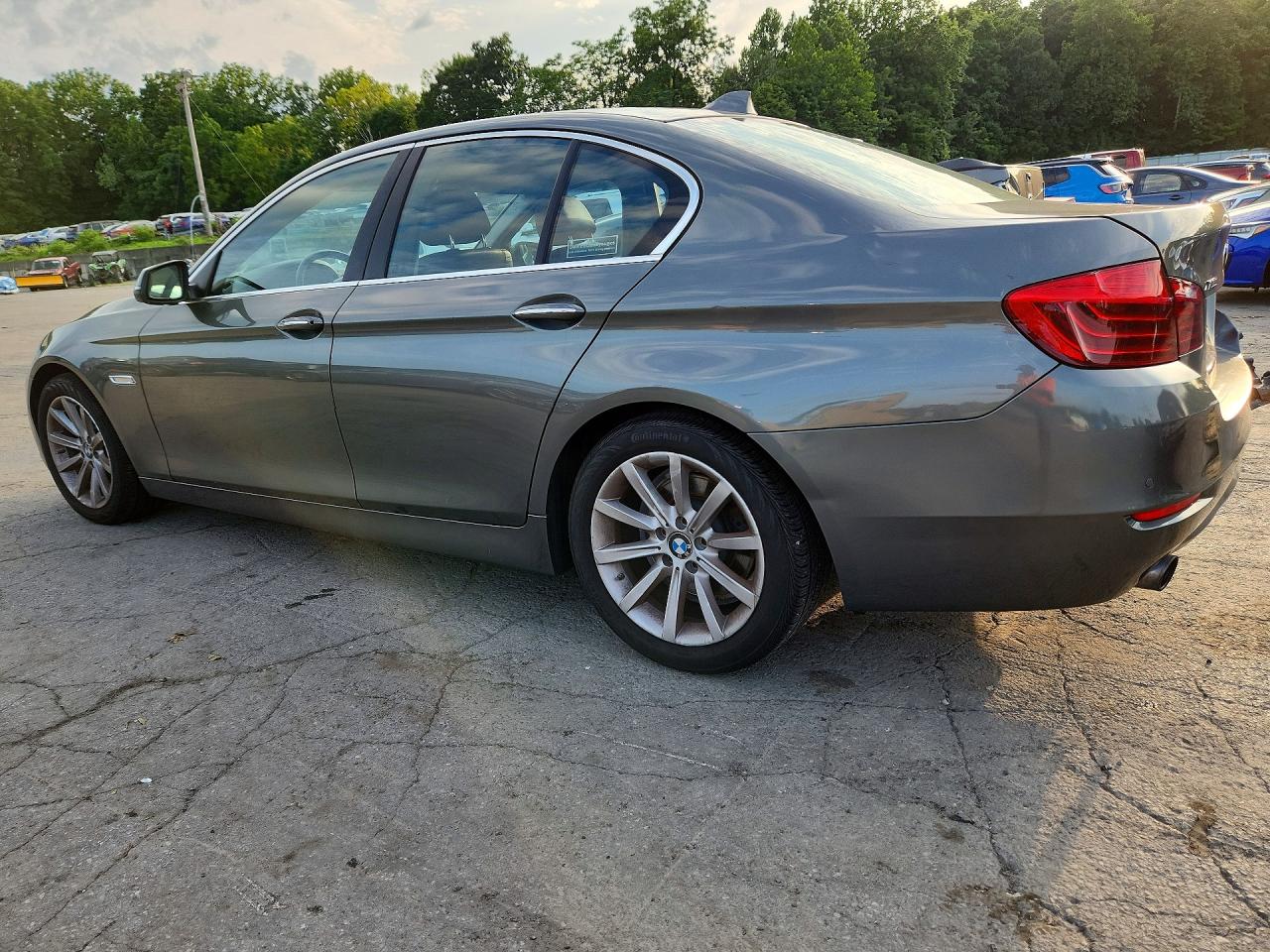 2014 Bmw 535 Xi Gray vin: WBA5B3C54ED535483