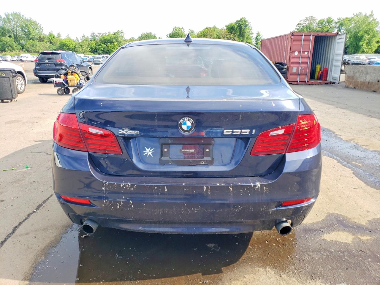 2014 Bmw 535 Xi Blue vin: WBA5B3C54ED535709