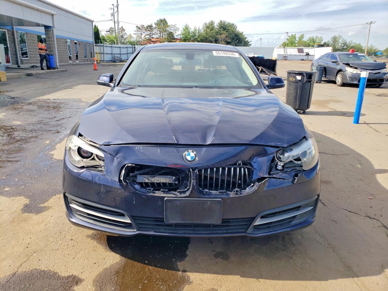 2014 Bmw 535 Xi Blue vin: WBA5B3C54ED535709