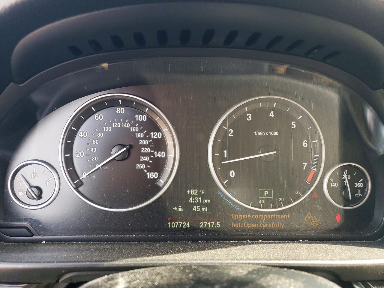 2014 Bmw 535 Xi Blue vin: WBA5B3C54ED535709
