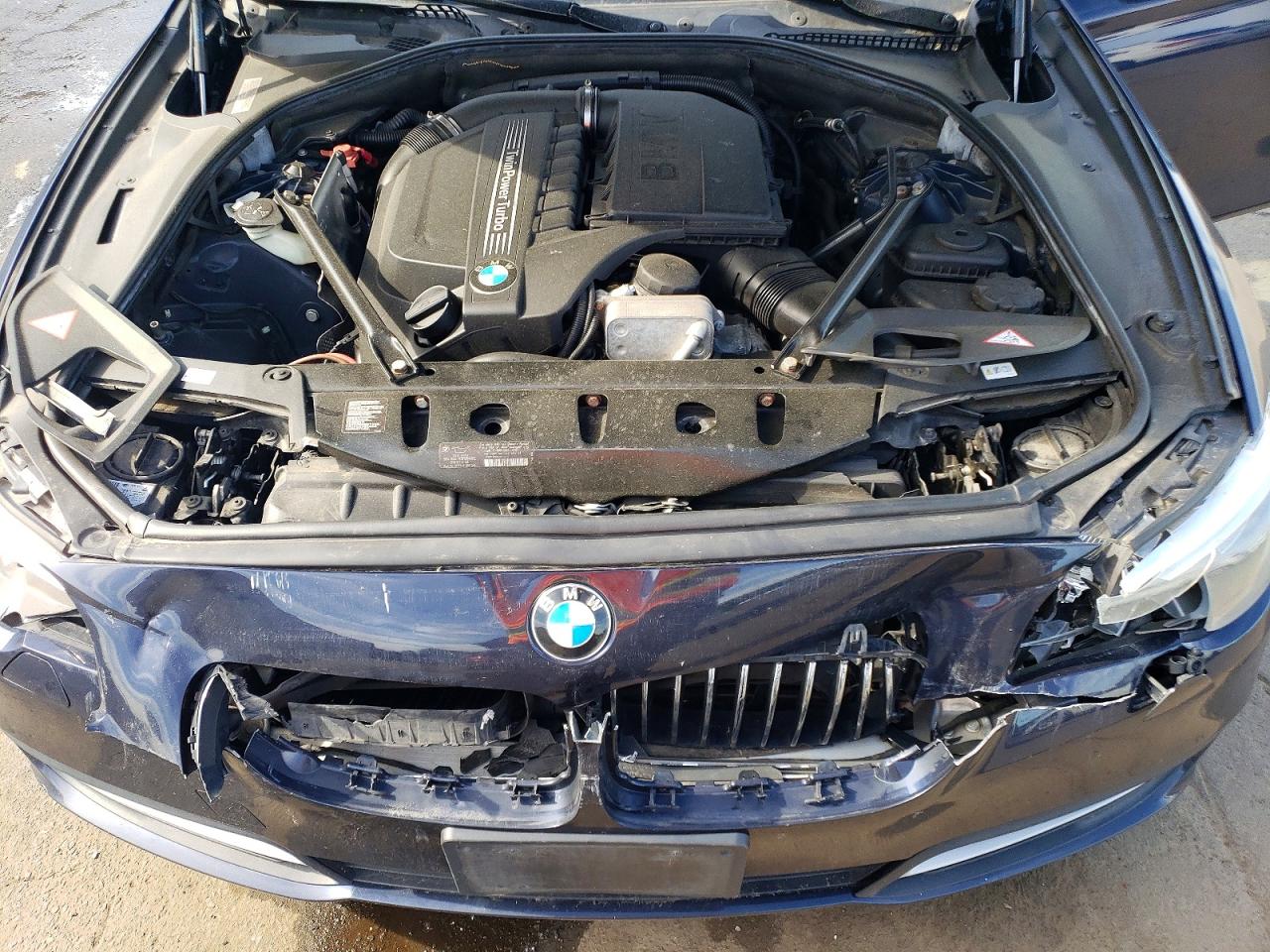 2014 Bmw 535 Xi Blue vin: WBA5B3C54ED535709