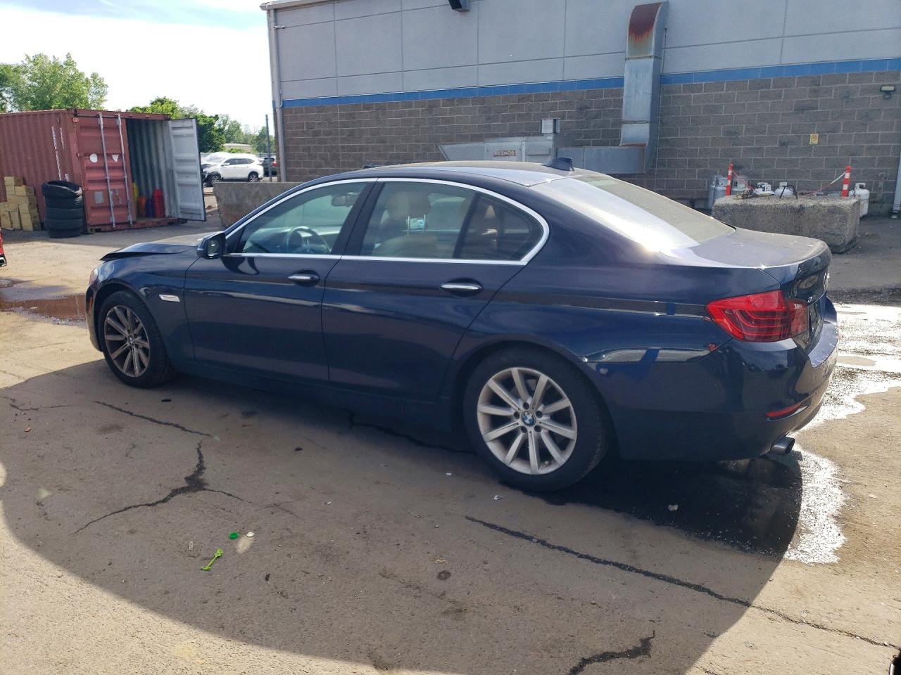 2014 Bmw 535 Xi Blue vin: WBA5B3C54ED535709