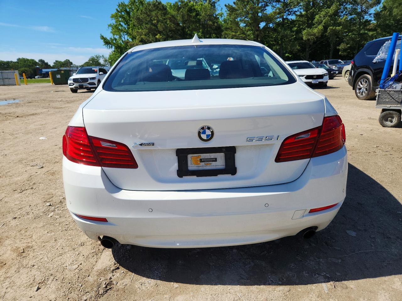 2014 Bmw 535 Xi White vin: WBA5B3C54ED536665