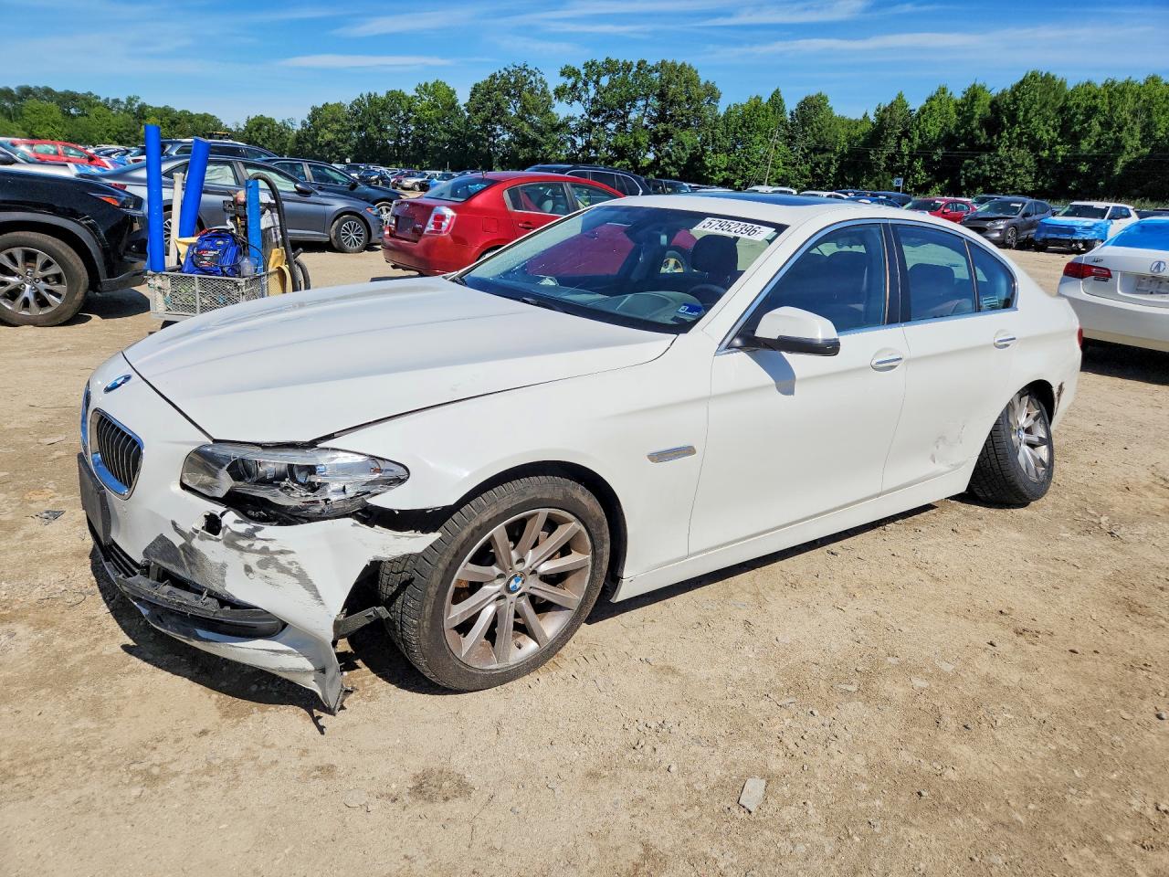 2014 Bmw 535 Xi White vin: WBA5B3C54ED536665