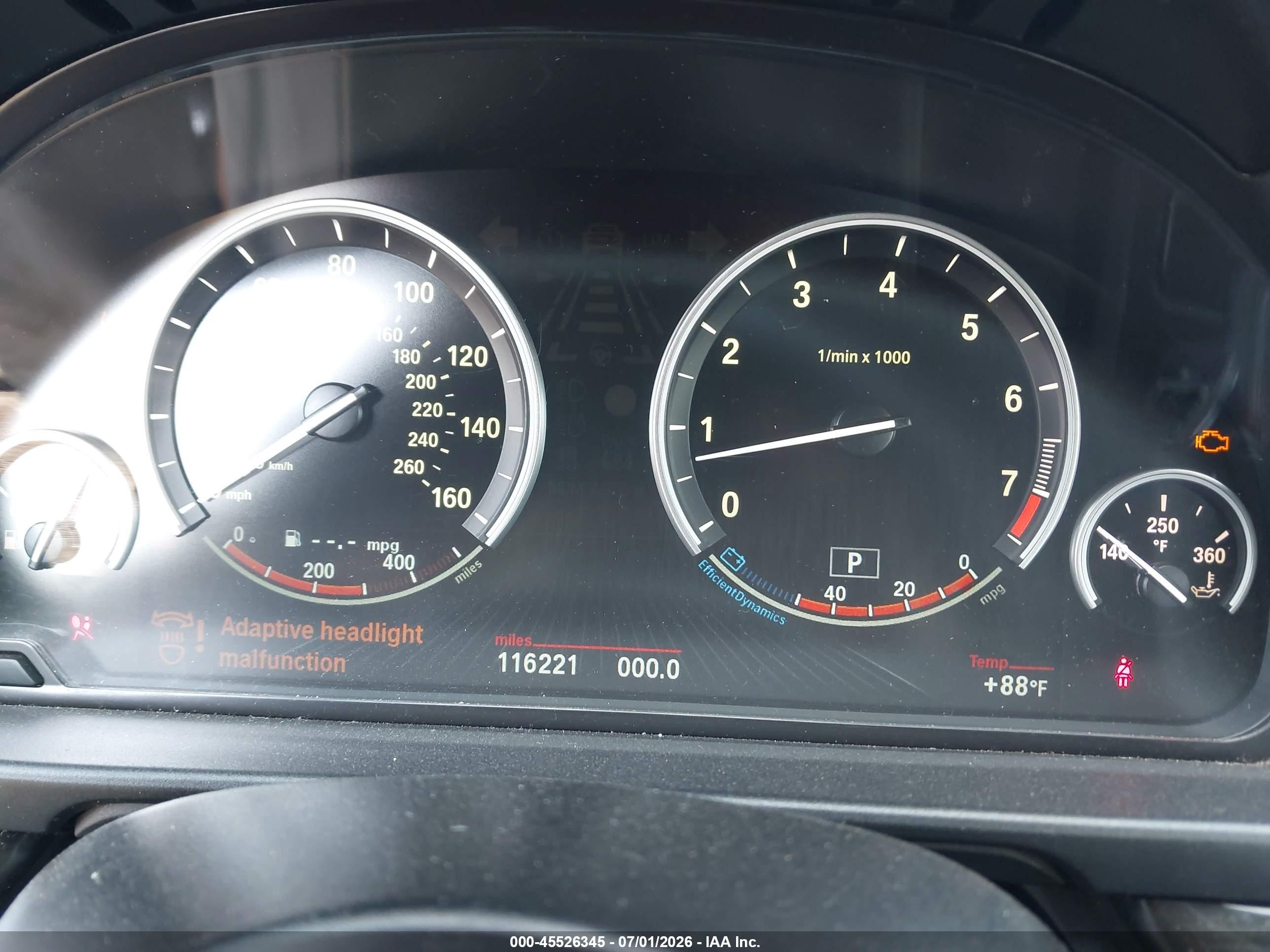 2015 Bmw 535i Xdrive Black vin: WBA5B3C54FD542239