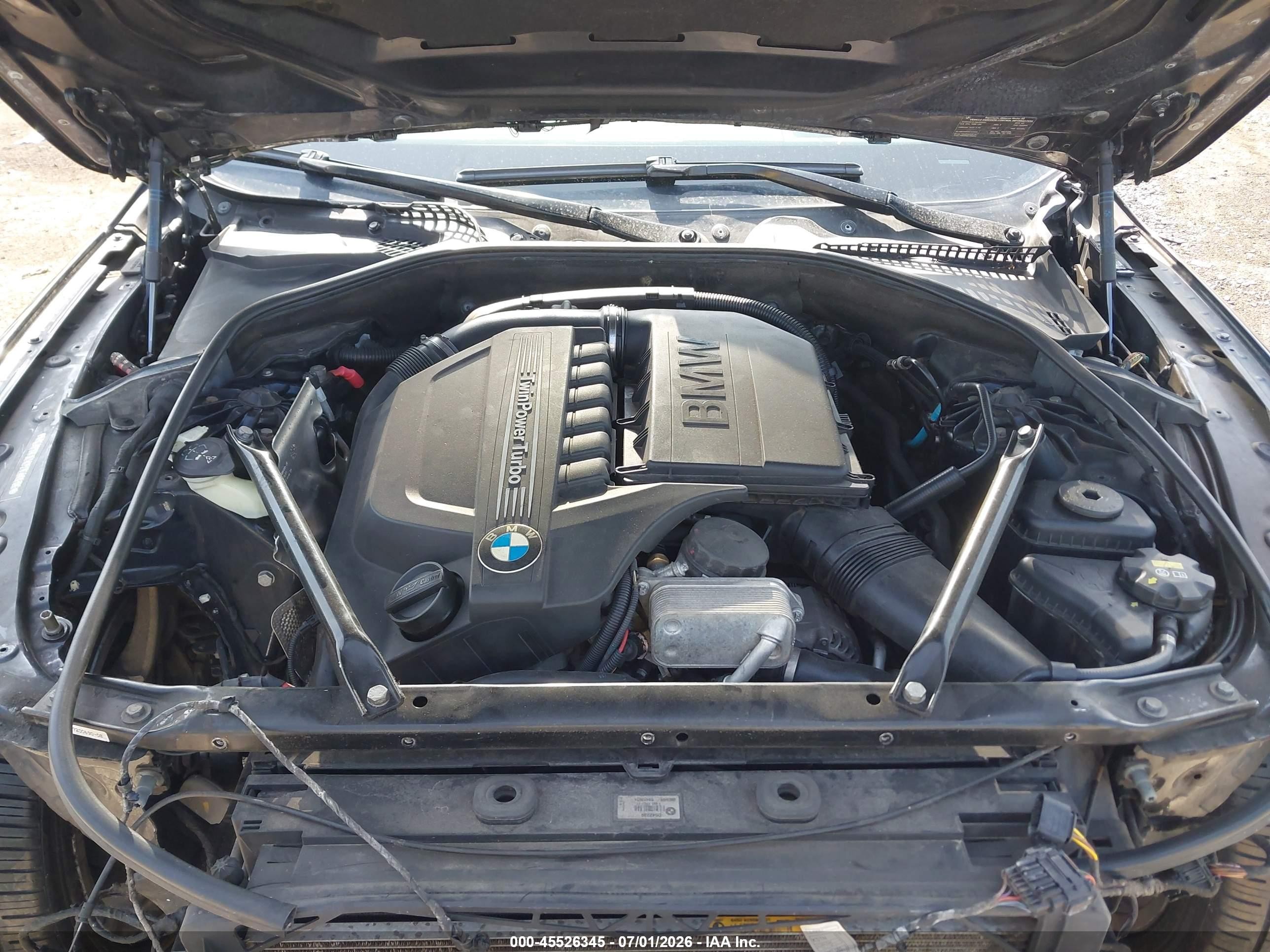 2015 Bmw 535i Xdrive Black vin: WBA5B3C54FD542239