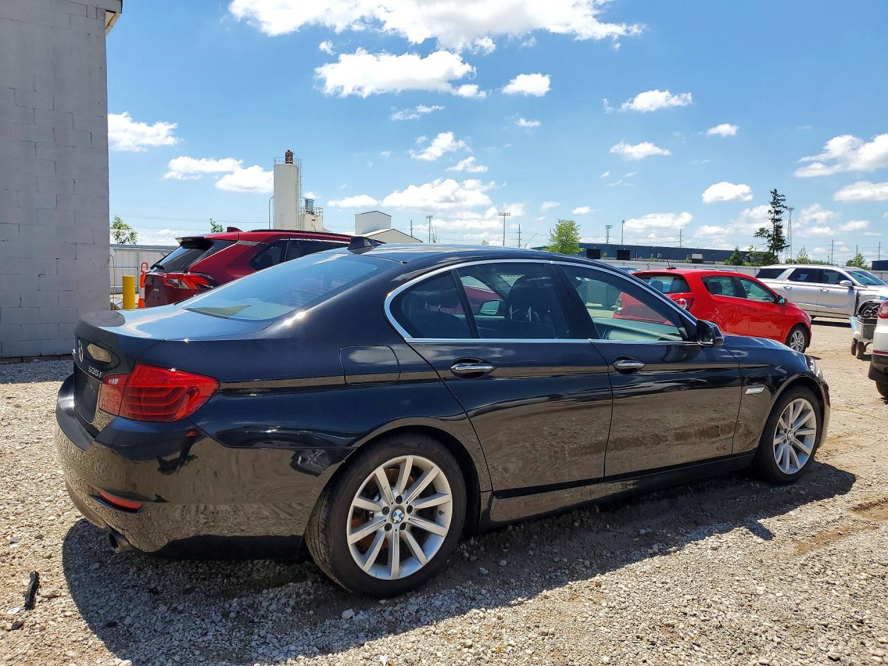 2015 Bmw 535 Xi Black vin: WBA5B3C54FD543729