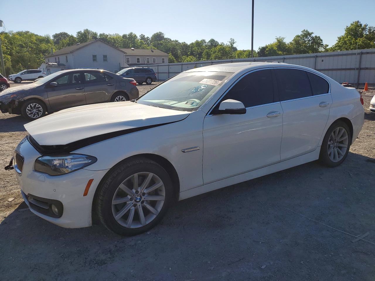 2015 Bmw 535 Xi Белый vin: WBA5B3C54FD546906
