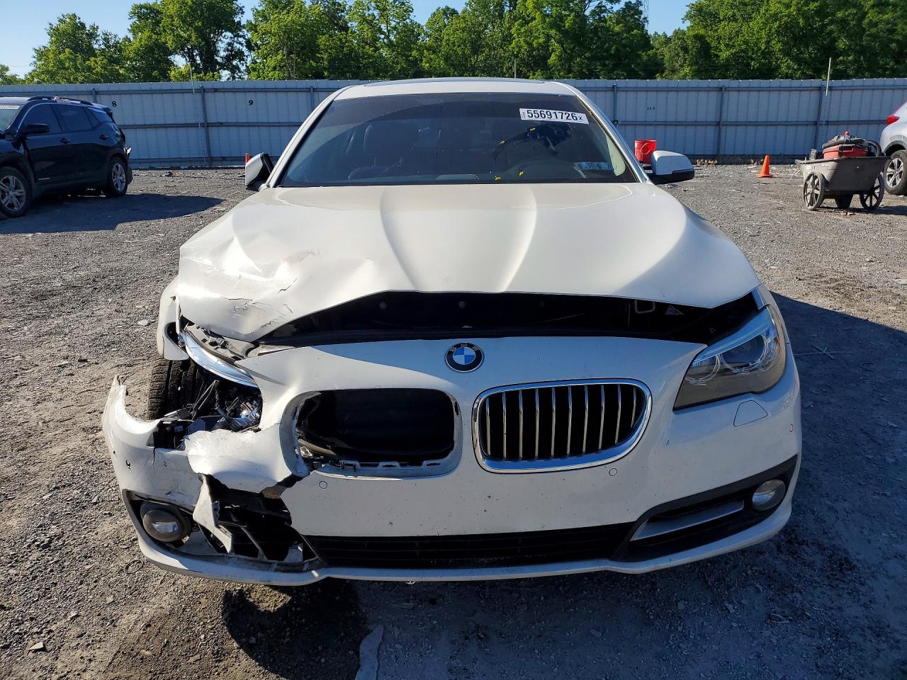 2015 Bmw 535 Xi Белый vin: WBA5B3C54FD546906
