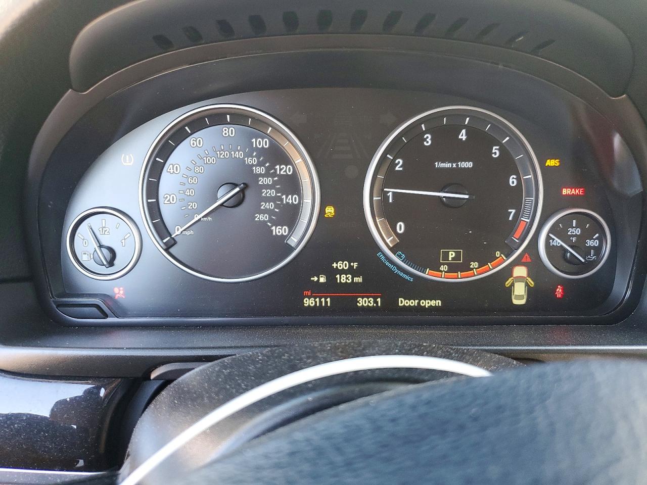 2015 Bmw 535 Xi Белый vin: WBA5B3C54FD546906
