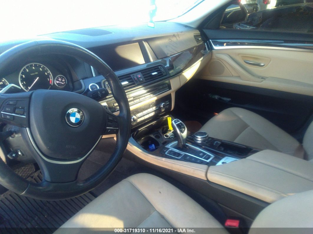 2016 Bmw 5 Series 535i Xdrive White vin: WBA5B3C54GG256102