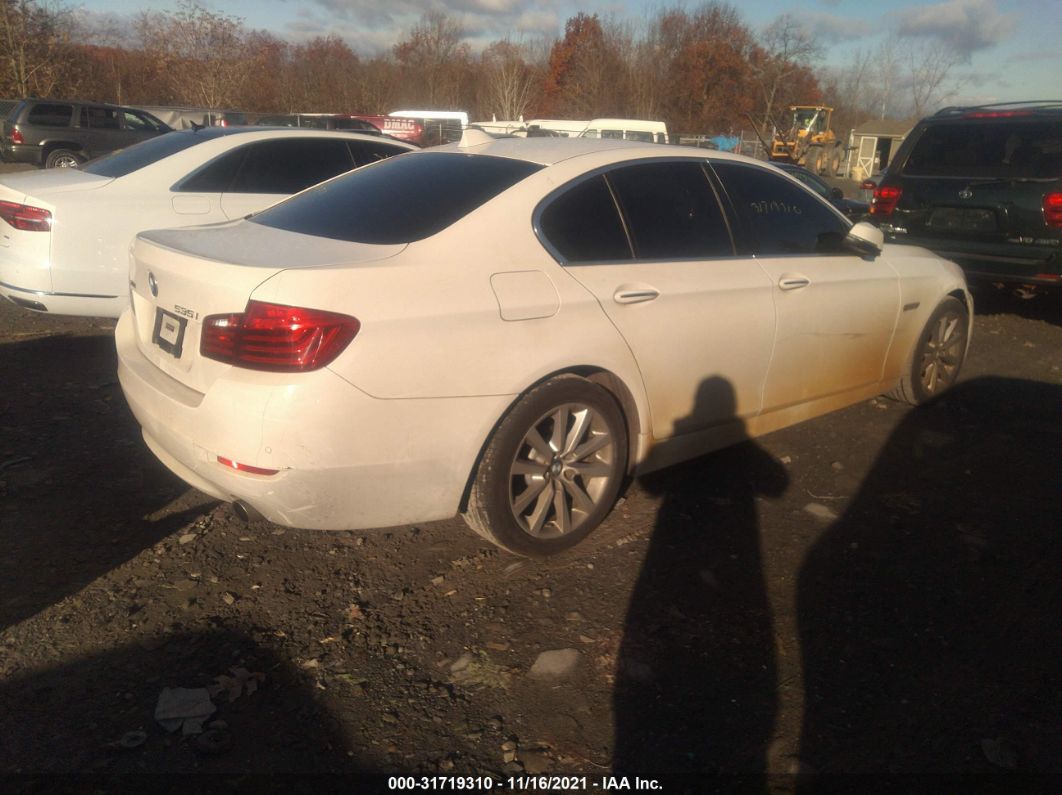 2016 Bmw 5 Series 535i Xdrive White vin: WBA5B3C54GG256102