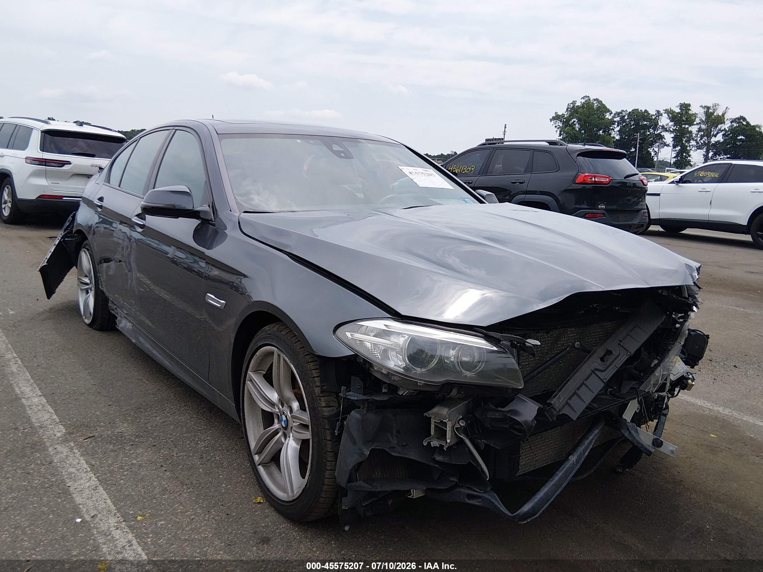 2016 Bmw 535i Xdrive Gray vin: WBA5B3C54GG257699