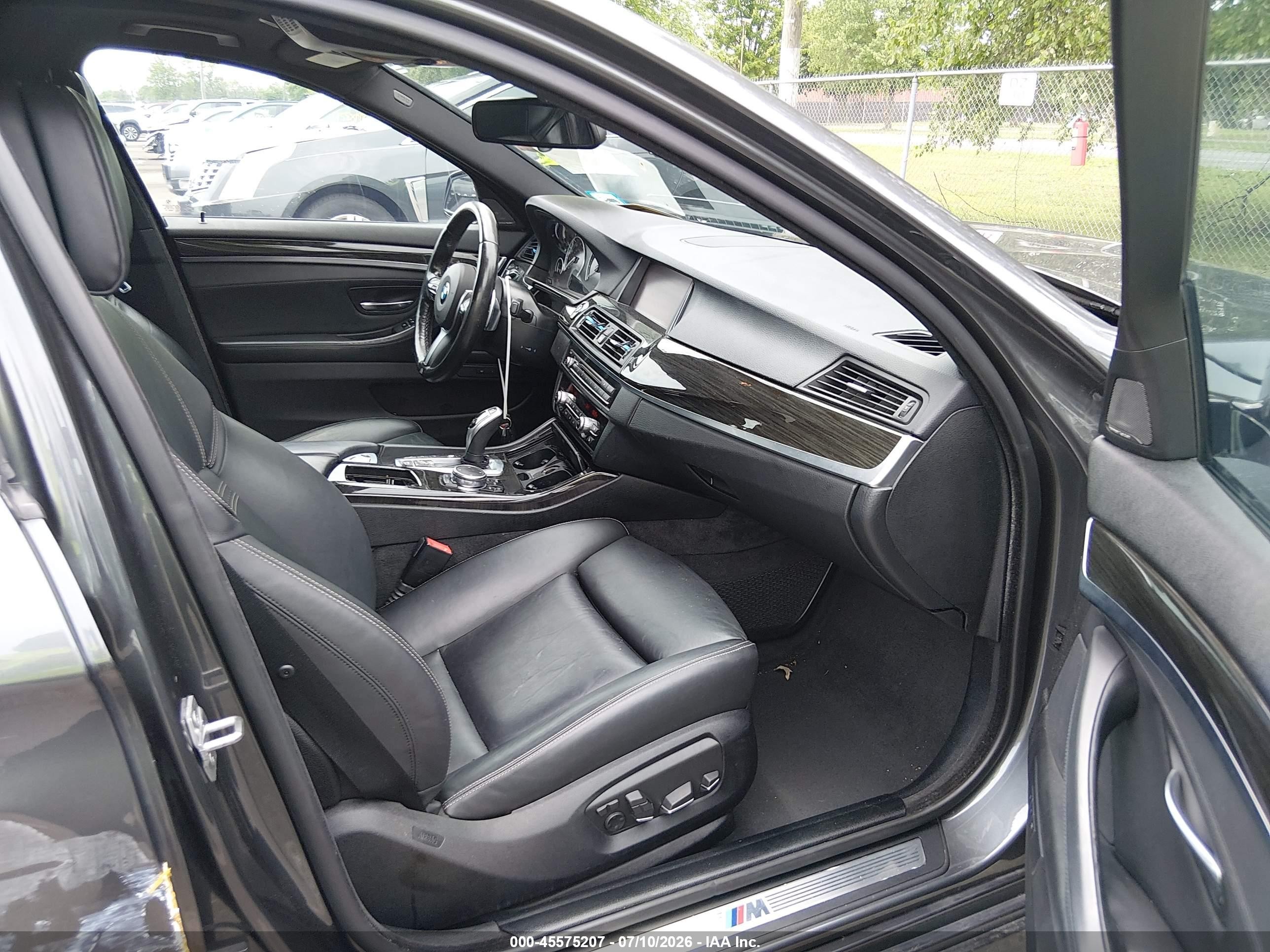 2016 Bmw 535i Xdrive Gray vin: WBA5B3C54GG257699
