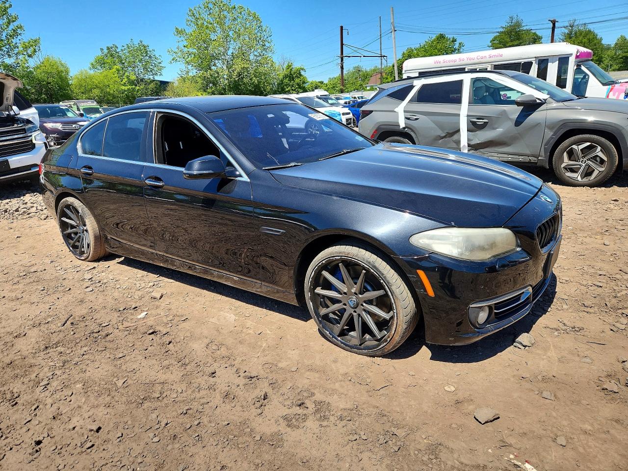2014 Bmw 535 Xi Gray vin: WBA5B3C55ED293013
