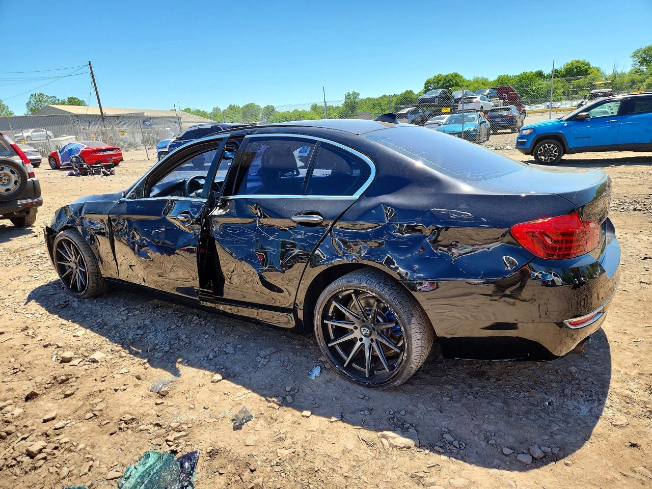 2014 Bmw 535 Xi Gray vin: WBA5B3C55ED293013