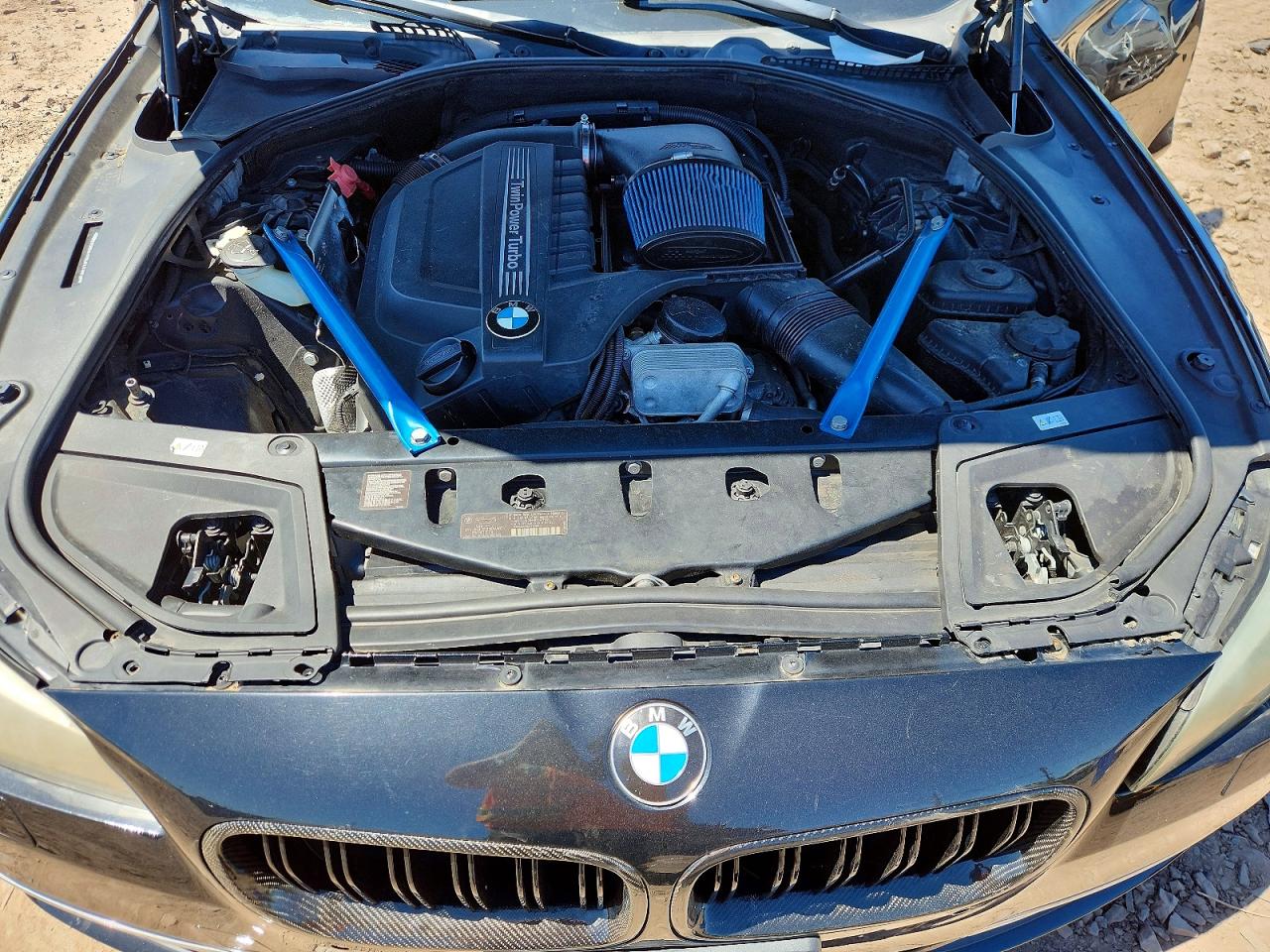 2014 Bmw 535 Xi Gray vin: WBA5B3C55ED293013