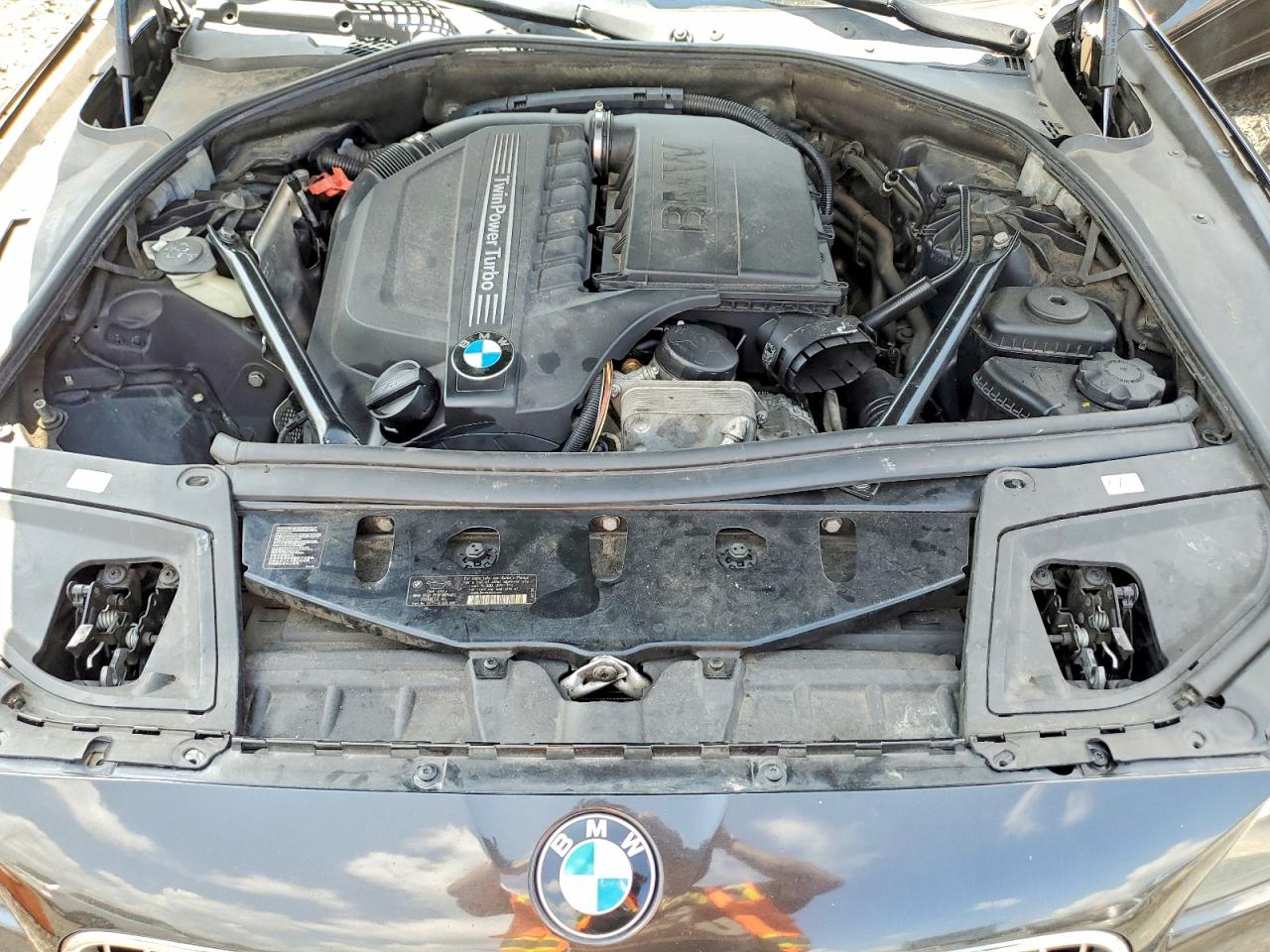2014 Bmw 535 Xi Brown vin: WBA5B3C55ED534102