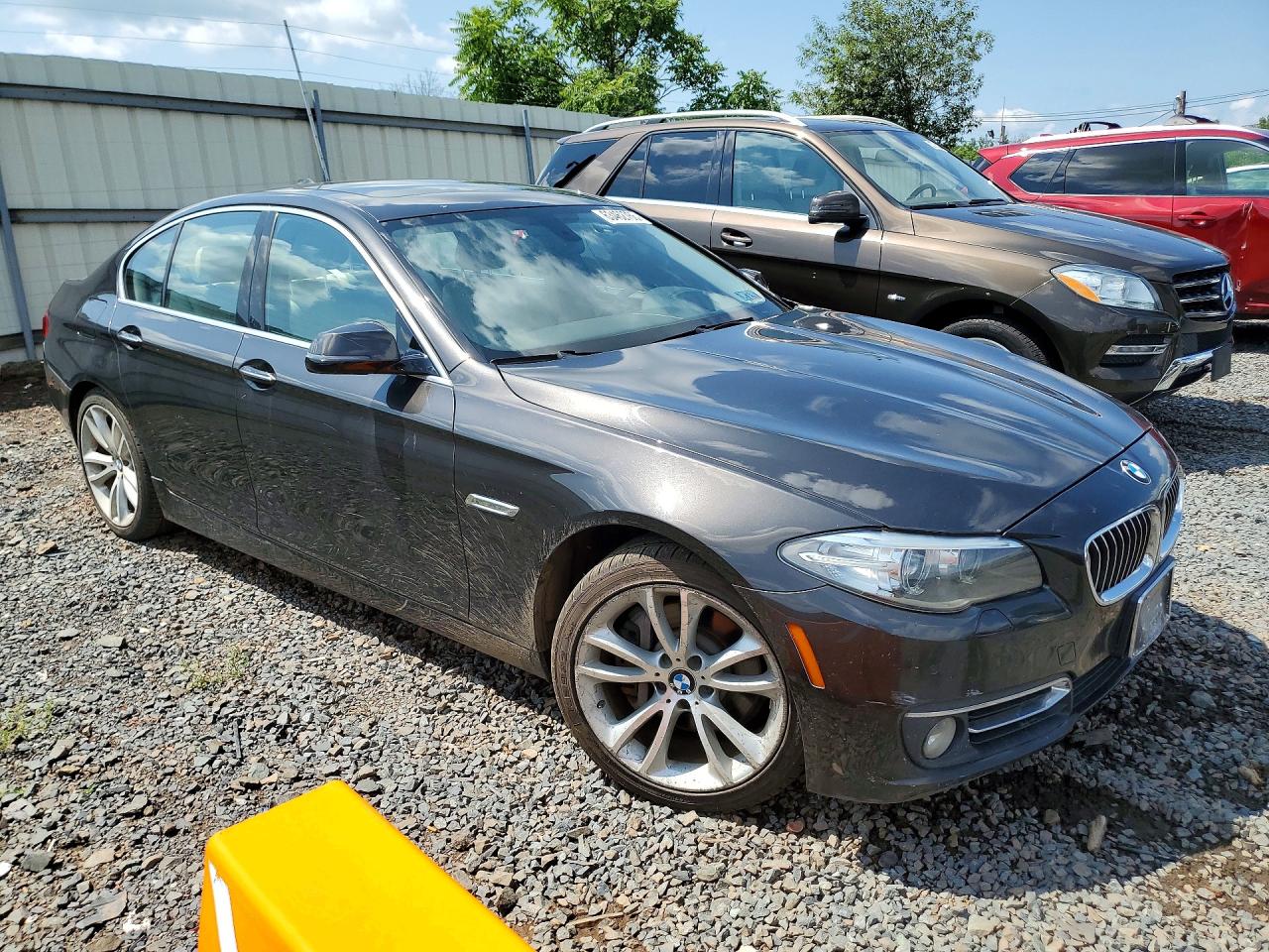 2014 Bmw 535 Xi Brown vin: WBA5B3C55ED534102