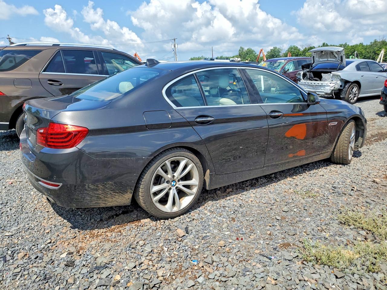 2014 Bmw 535 Xi Brown vin: WBA5B3C55ED534102