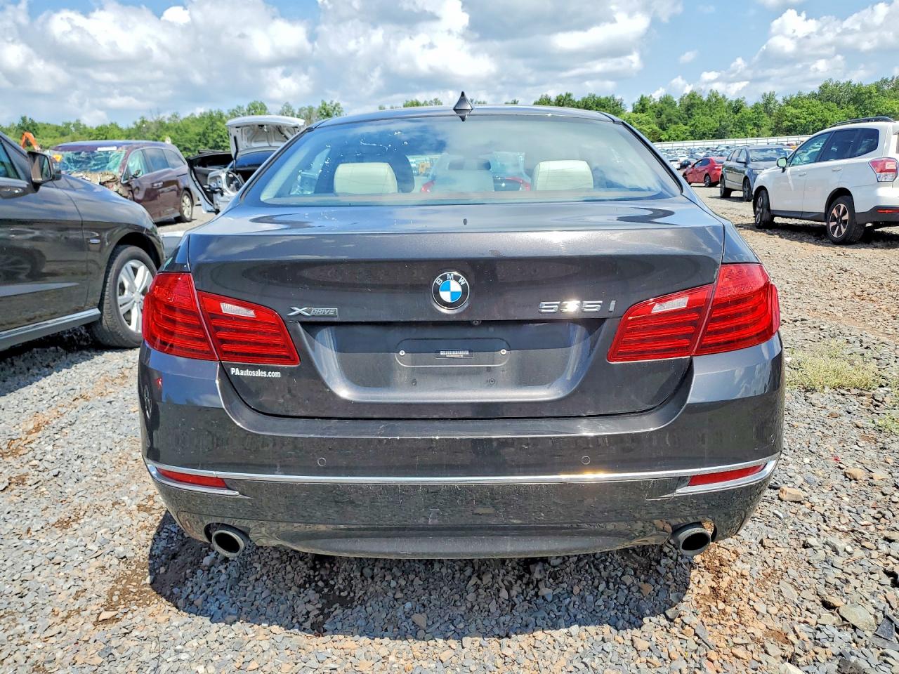 2014 Bmw 535 Xi Brown vin: WBA5B3C55ED534102