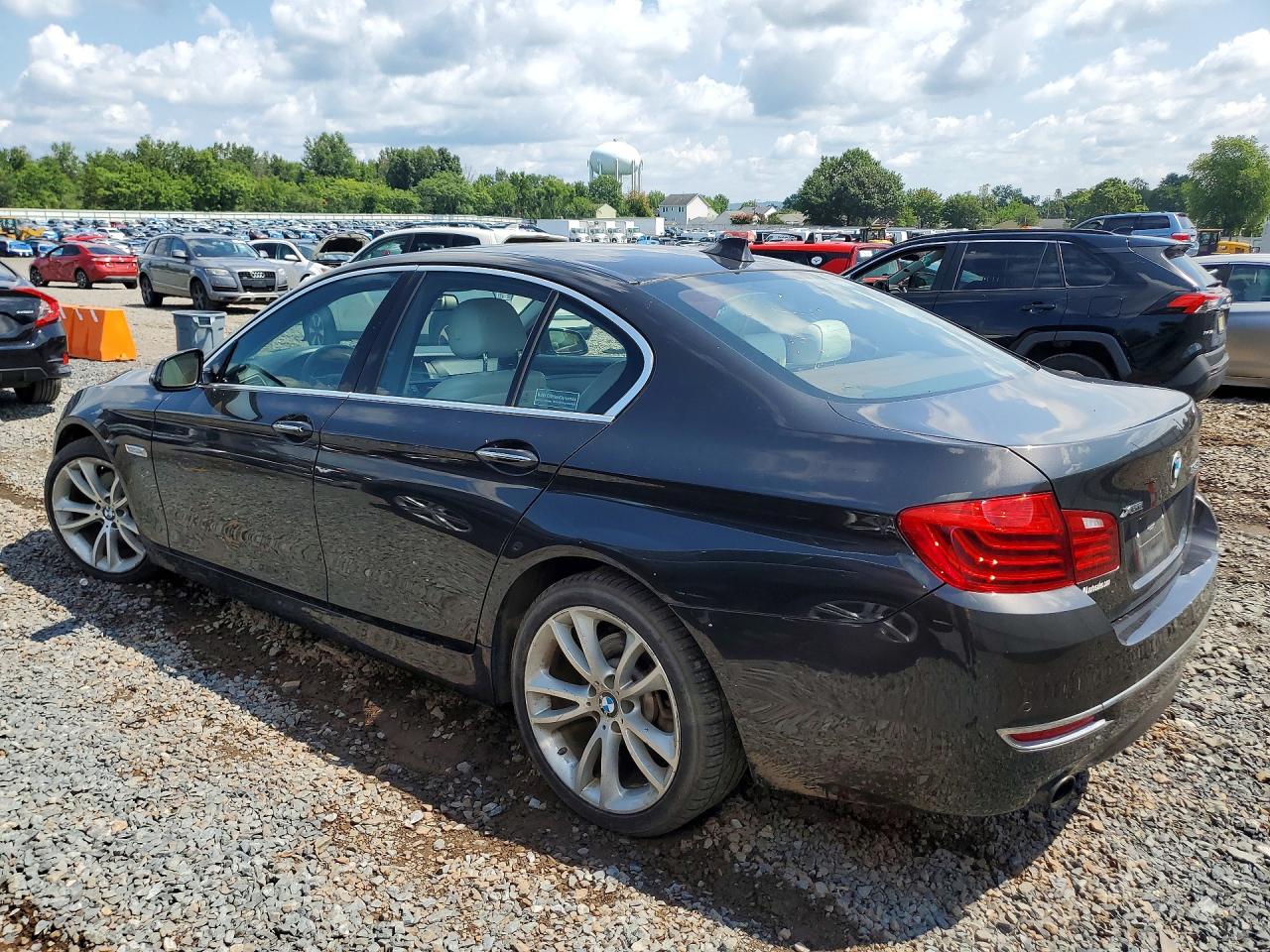 2014 Bmw 535 Xi Brown vin: WBA5B3C55ED534102