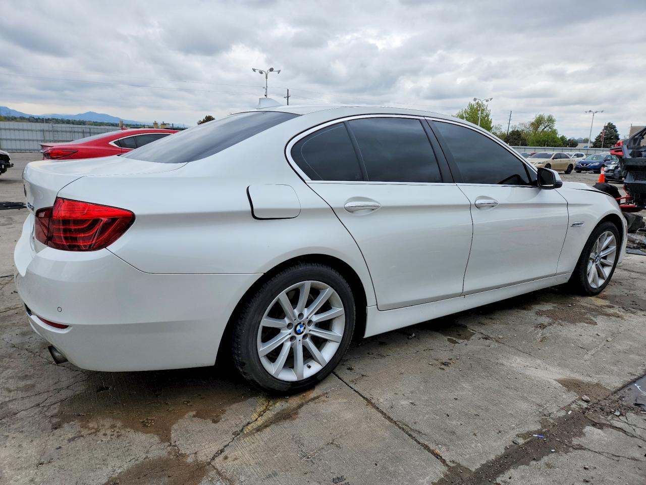 2014 Bmw 535 Xi White vin: WBA5B3C55ED534620