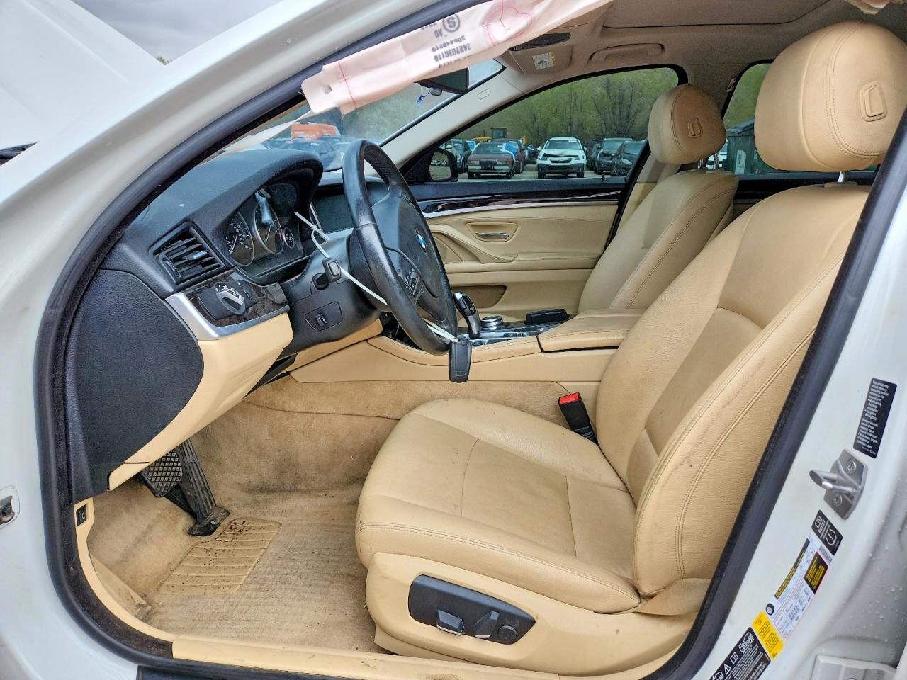 2014 Bmw 535 Xi White vin: WBA5B3C55ED534620