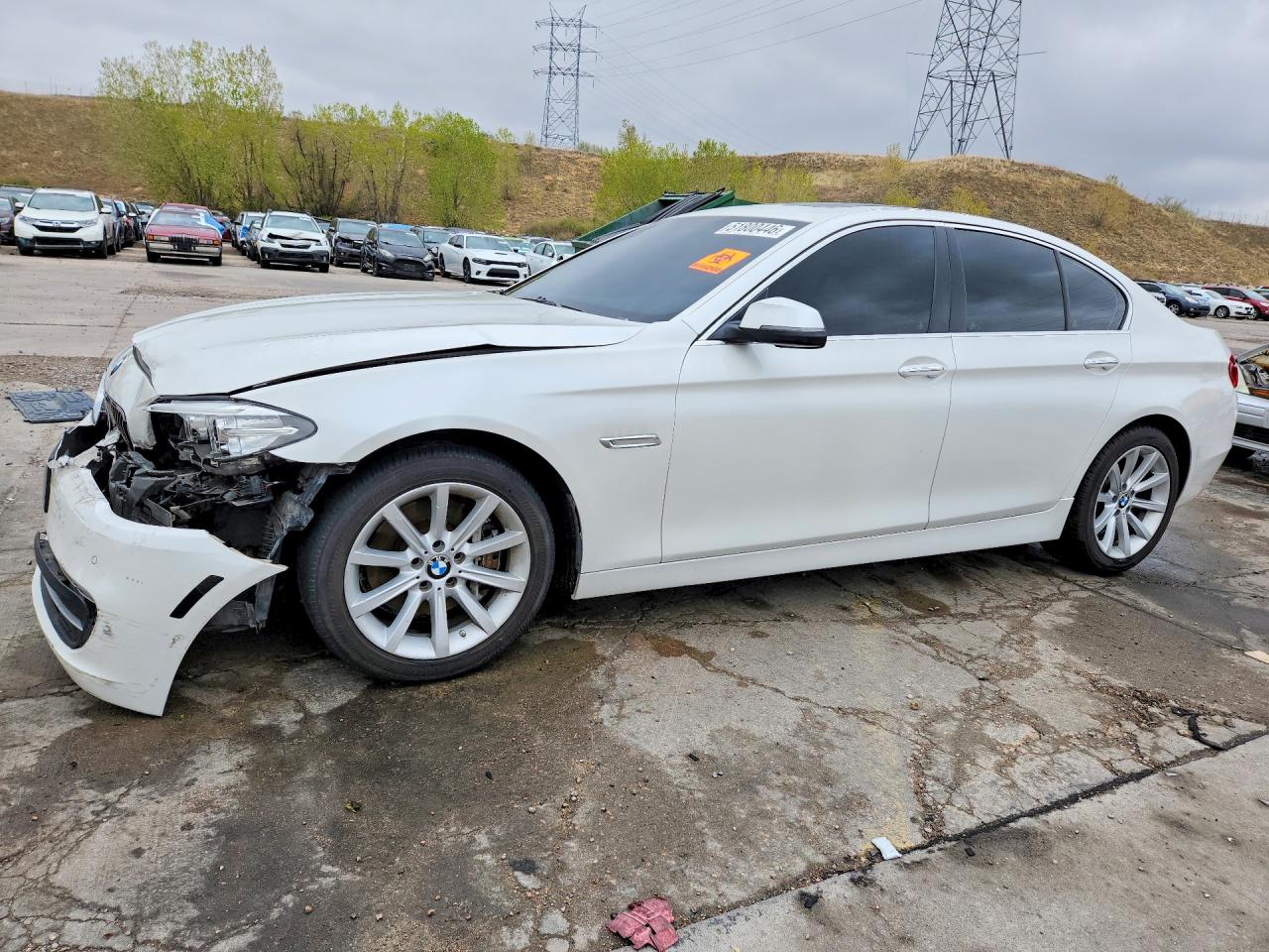 2014 Bmw 535 Xi White vin: WBA5B3C55ED534620