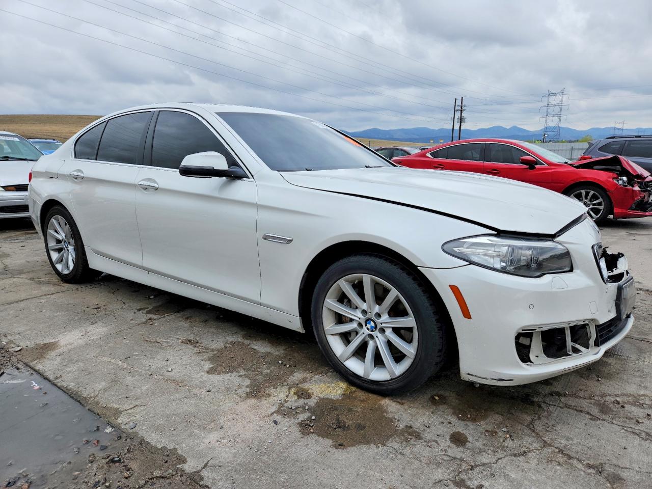 2014 Bmw 535 Xi White vin: WBA5B3C55ED534620