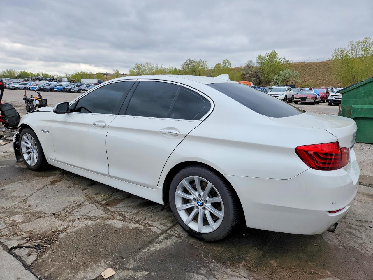 2014 Bmw 535 Xi White vin: WBA5B3C55ED534620