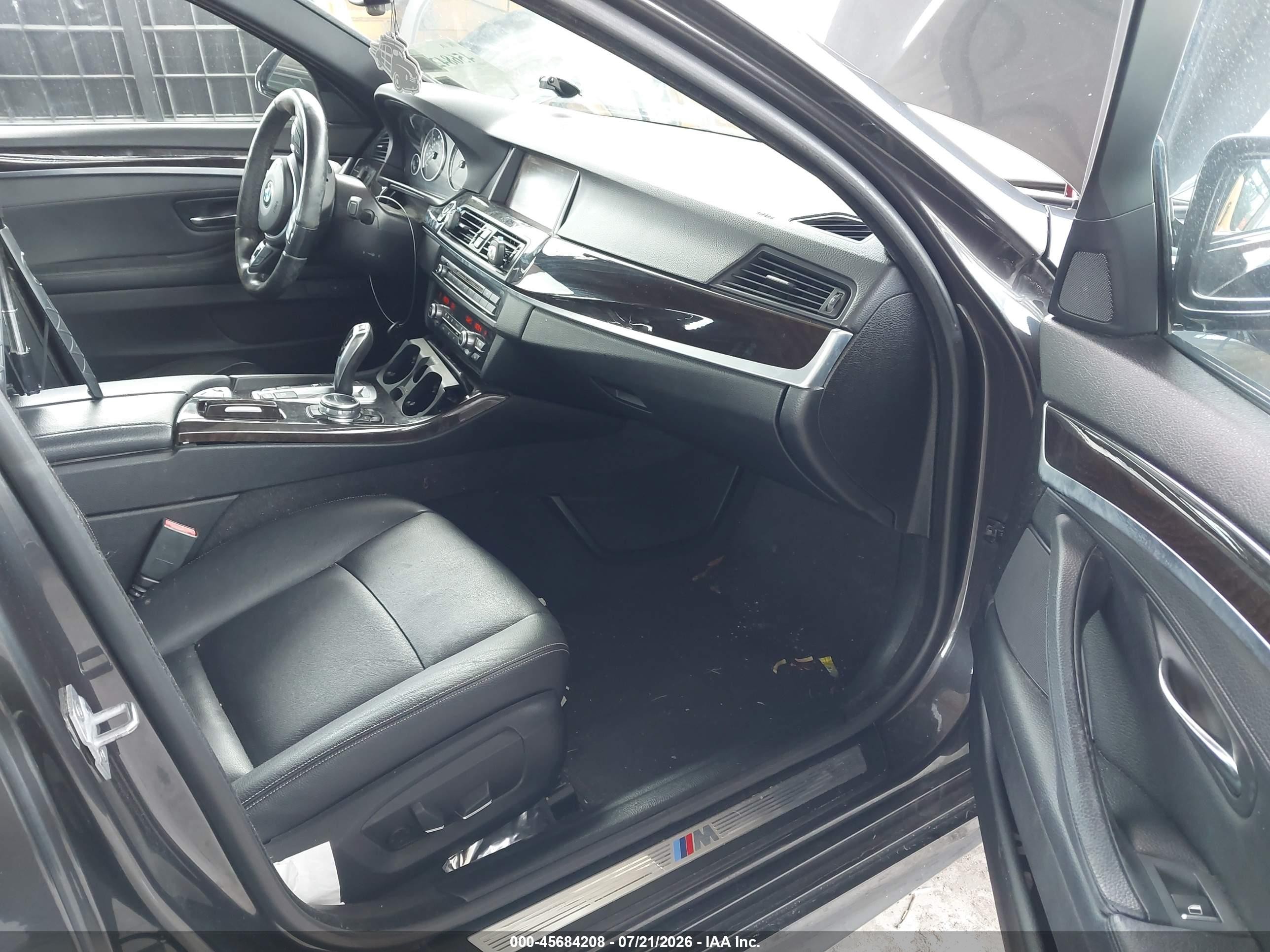 2014 Bmw 535i Xdrive Gray vin: WBA5B3C55ED539140
