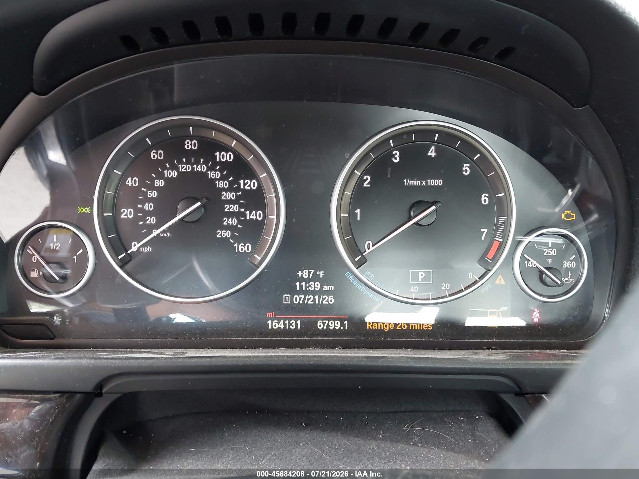 2014 Bmw 535i Xdrive Gray vin: WBA5B3C55ED539140
