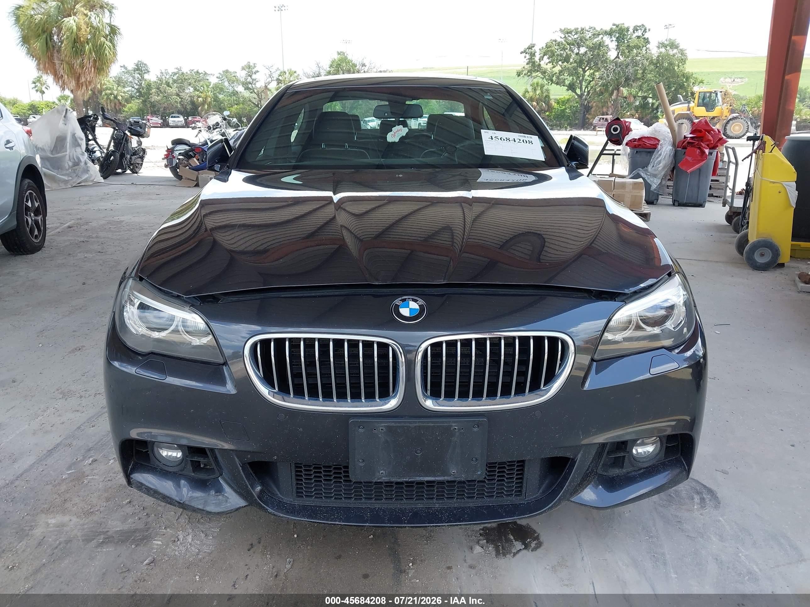 2014 Bmw 535i Xdrive Gray vin: WBA5B3C55ED539140