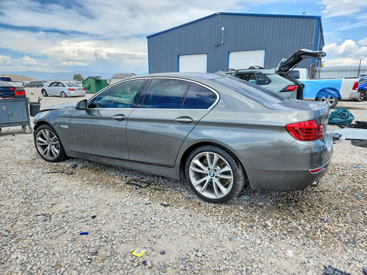 2015 Bmw 535 Xi Gray vin: WBA5B3C55FD545604