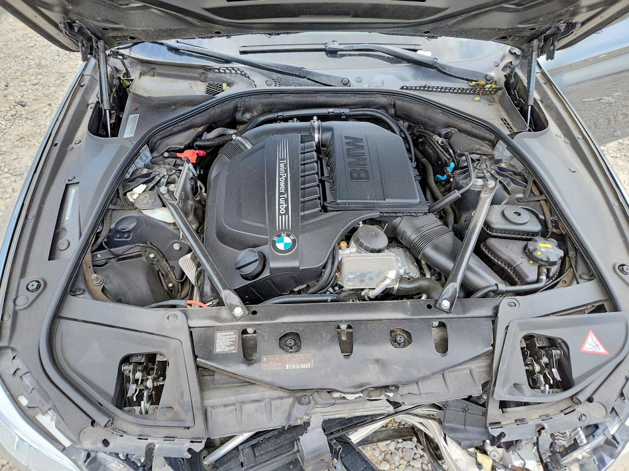 2015 Bmw 535 Xi Gray vin: WBA5B3C55FD545604