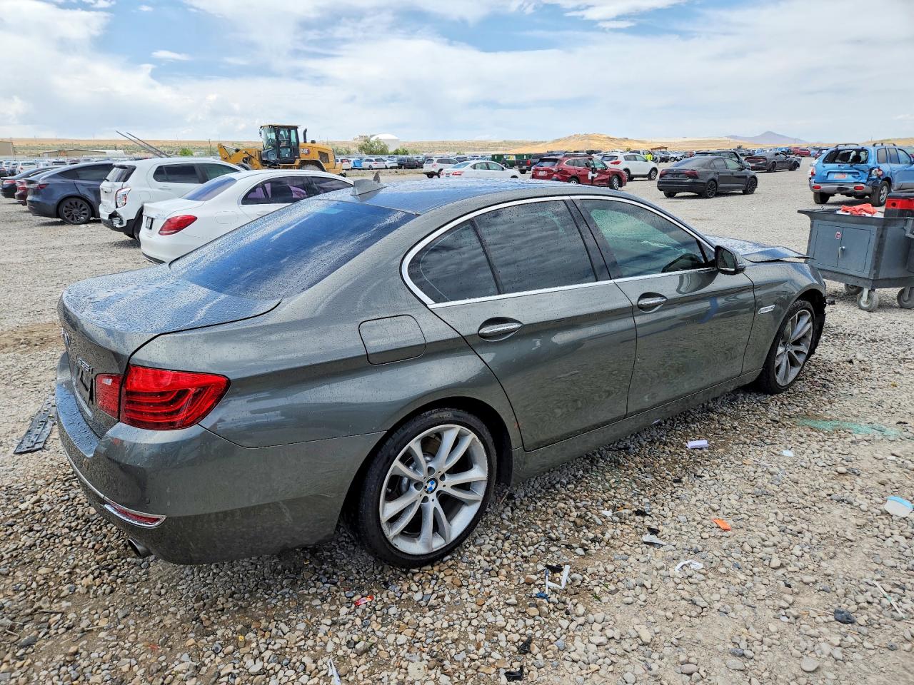2015 Bmw 535 Xi Gray vin: WBA5B3C55FD545604