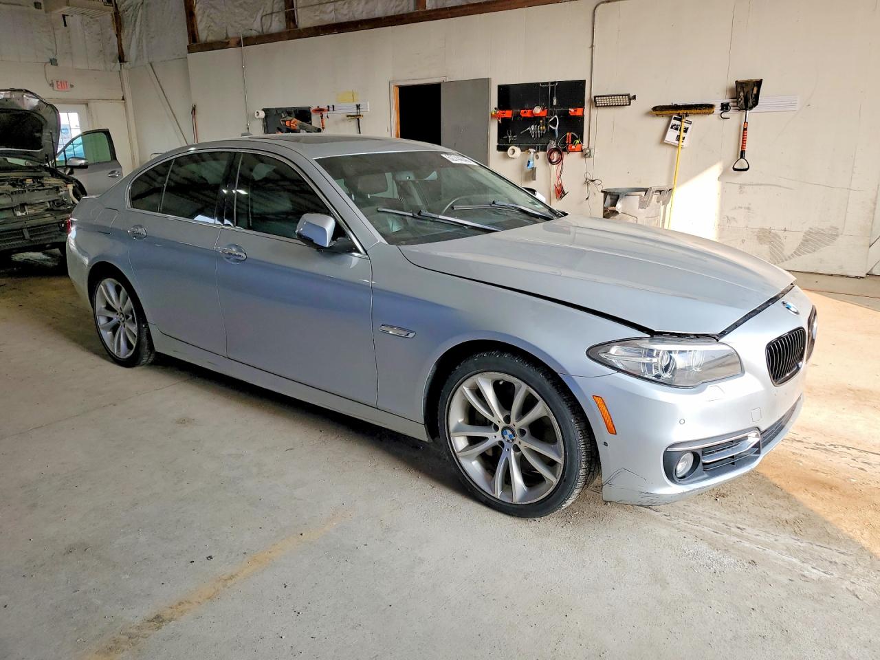 2015 Bmw 535 Xi Silver vin: WBA5B3C55FD546199