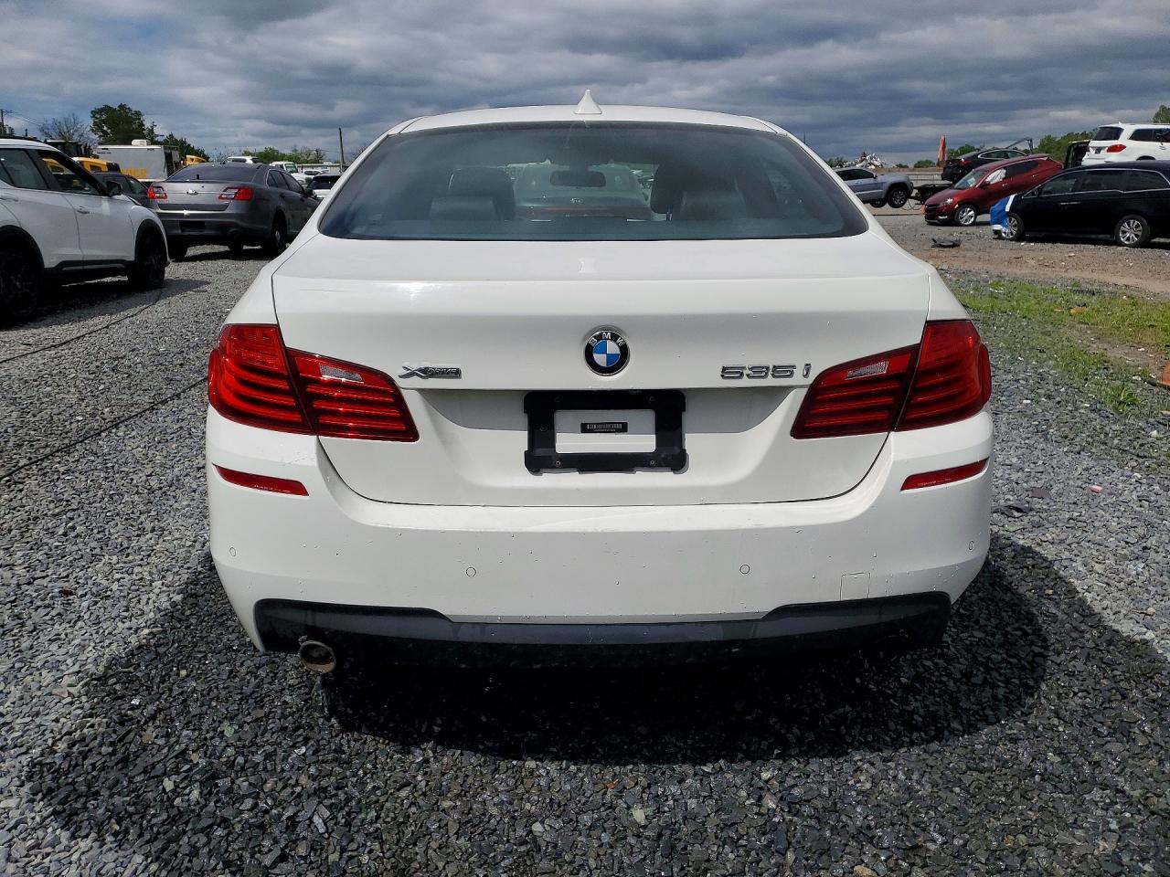 2015 Bmw 535 Xi White vin: WBA5B3C55FD546929