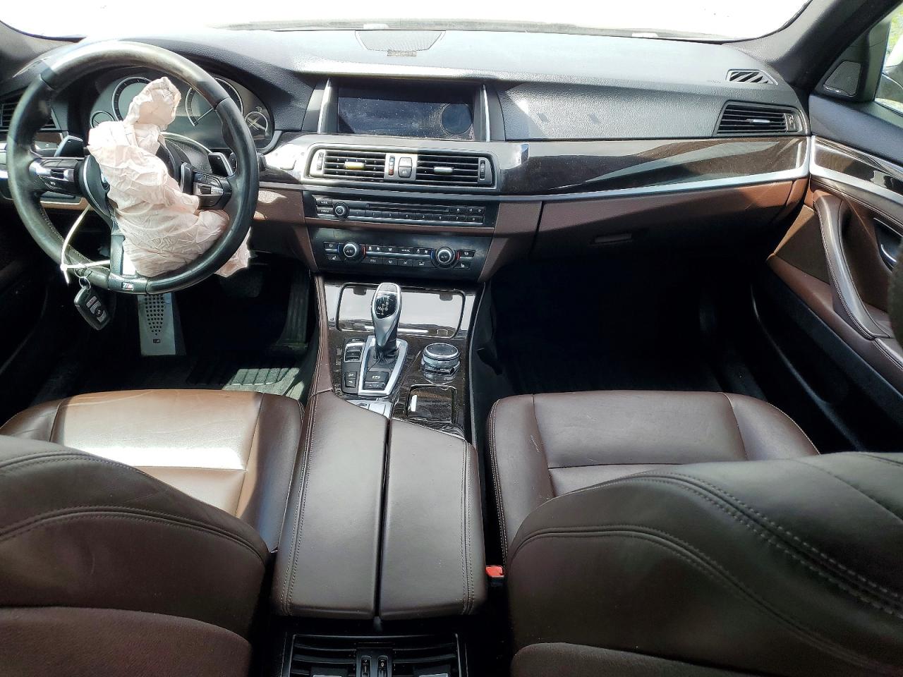 2015 Bmw 535 Xi White vin: WBA5B3C55FD546929