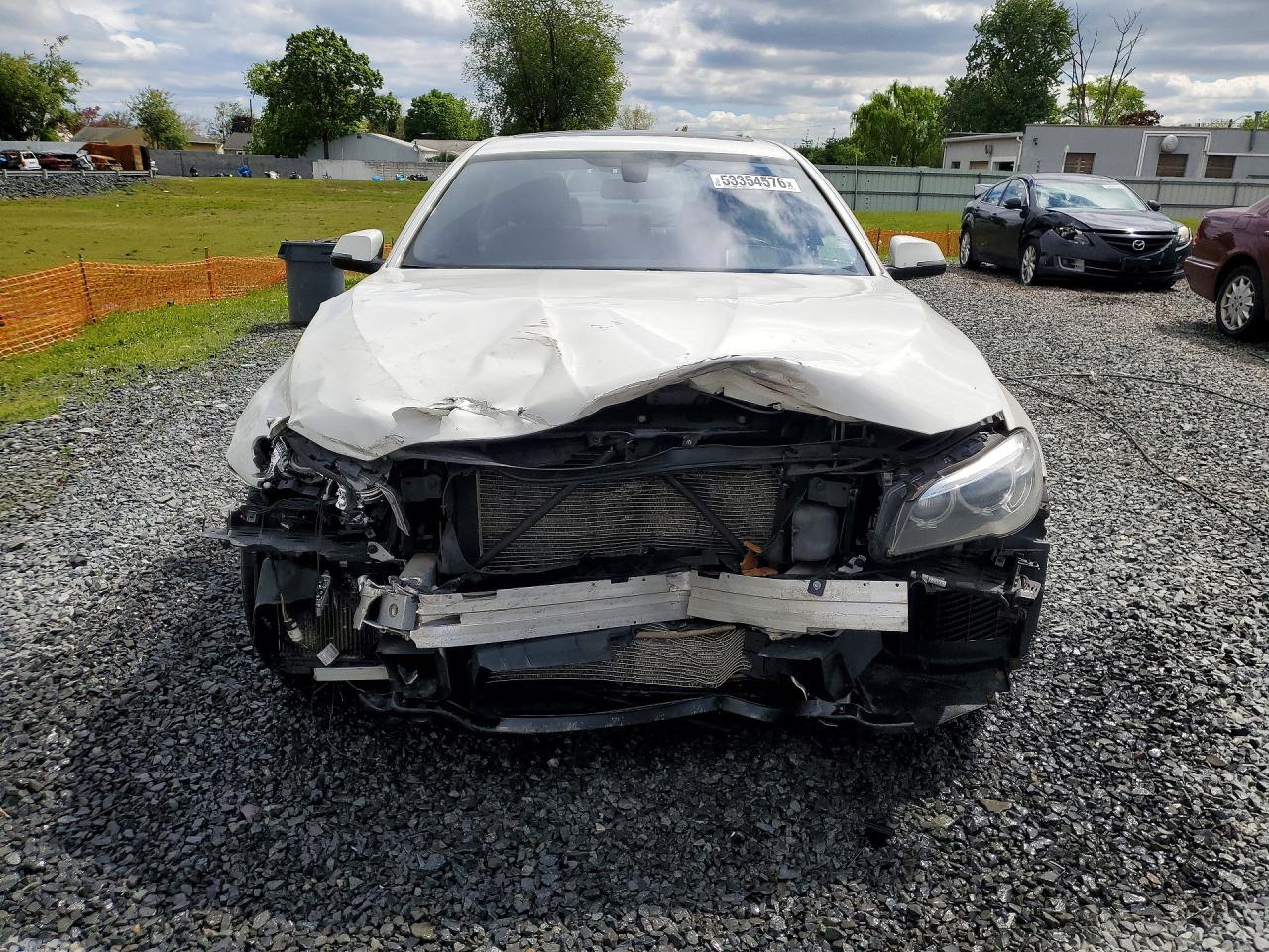 2015 Bmw 535 Xi White vin: WBA5B3C55FD546929