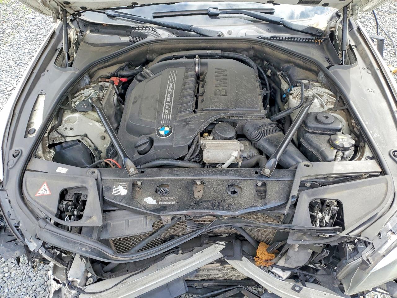 2015 Bmw 535 Xi White vin: WBA5B3C55FD546929