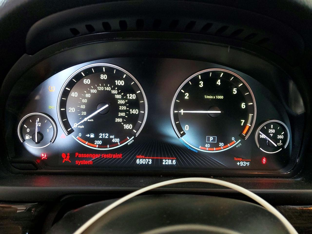 2014 Bmw 535 Xi Белый vin: WBA5B3C56ED530852
